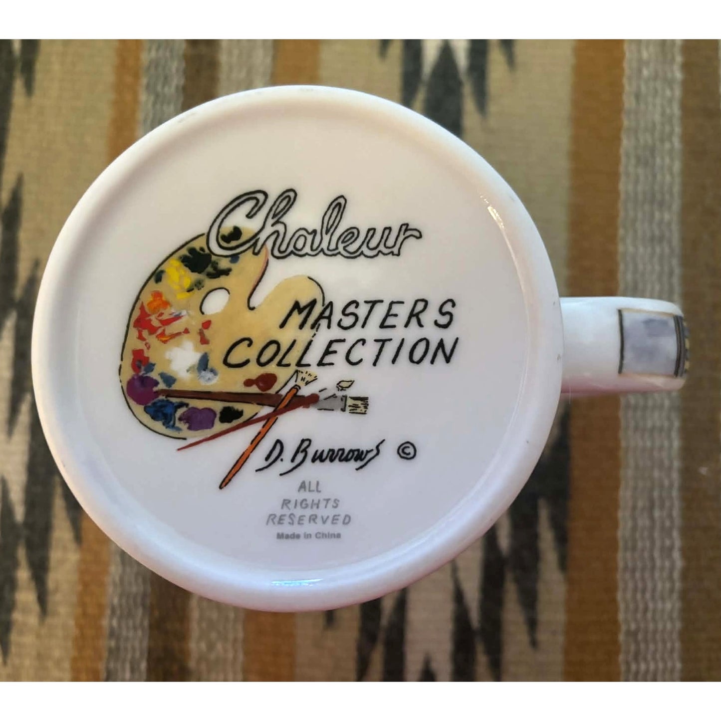 Vintage Chaleur Masters Collection Art Mug by D. Burrows