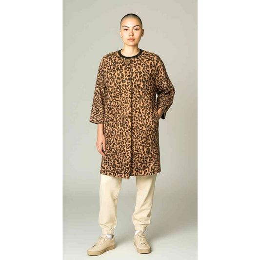 cabi Leopard Print Cotton Stretch Jacket | Curated Classic