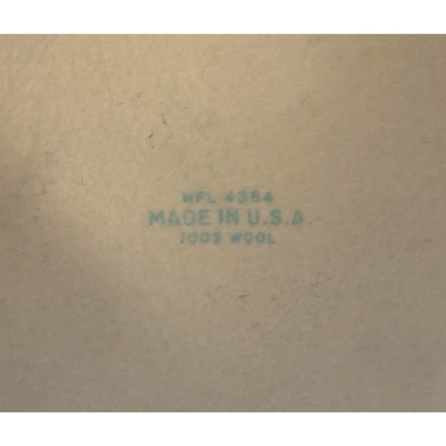 Vintage 1950s Ivory Wool Felt Floral Hat – Made in USA