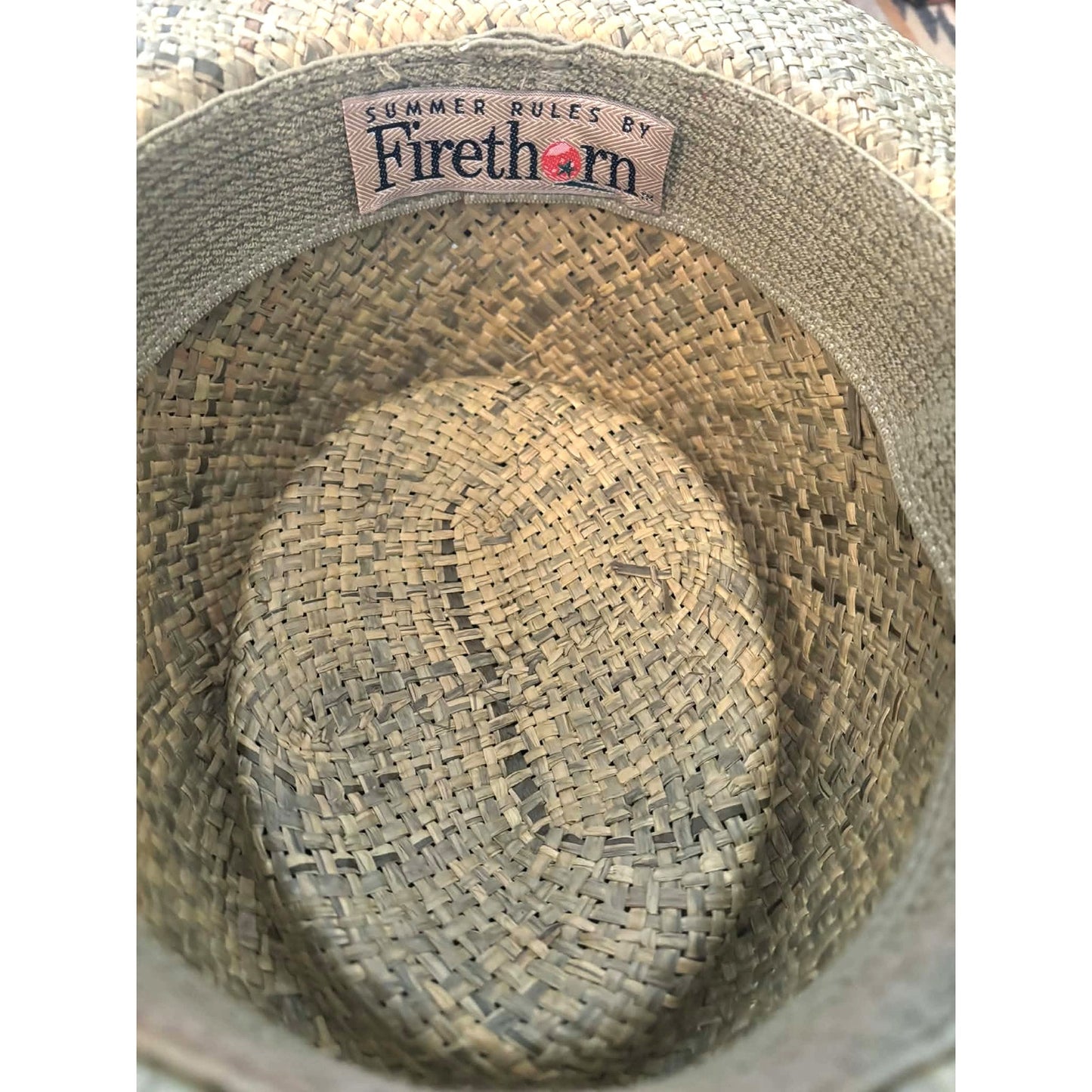 Summer Rules Firethorn Straw Golf Hat