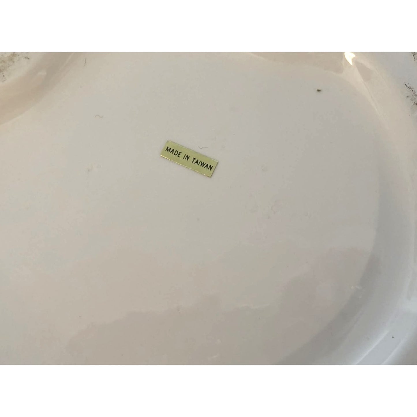 Vintage Cottage Bear Cookie Jar with Pink Bow | Made in Taiwan