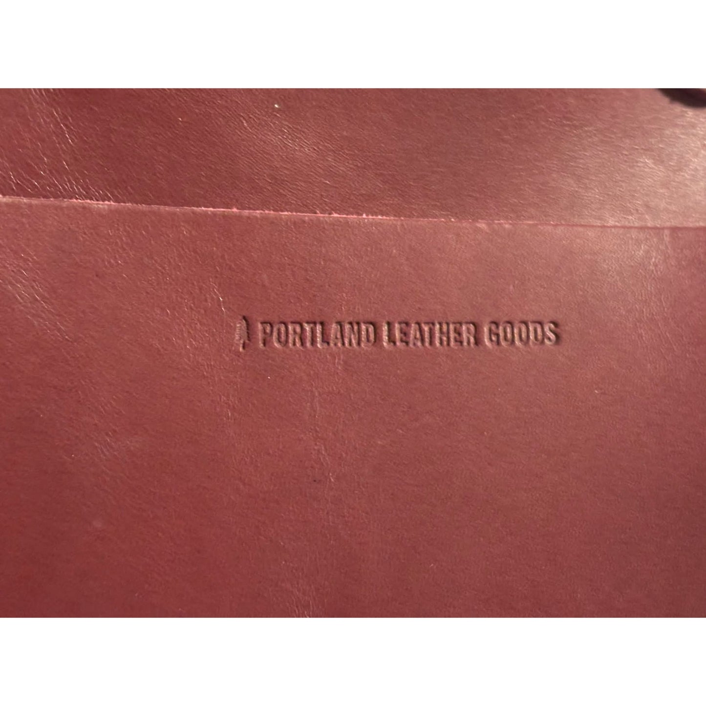 ONLY ONE!!! Portland Leather Goods Mini Tote Crossbody in Deep Red