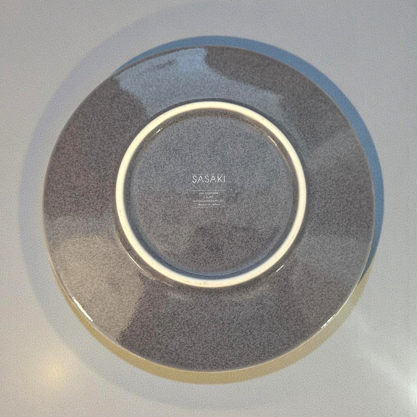 ONLY ONE!!! Vintage Sasaki Japan Blue Ceramic Plate 8 Inch REPLACEMENT