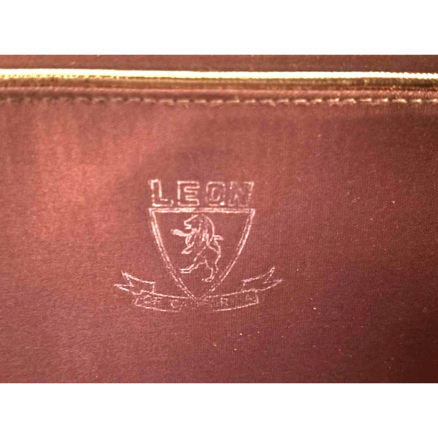 ONLY ONE!!! Vintage Leon of California Evening Handbag – 1950s Satin Stripe Classic