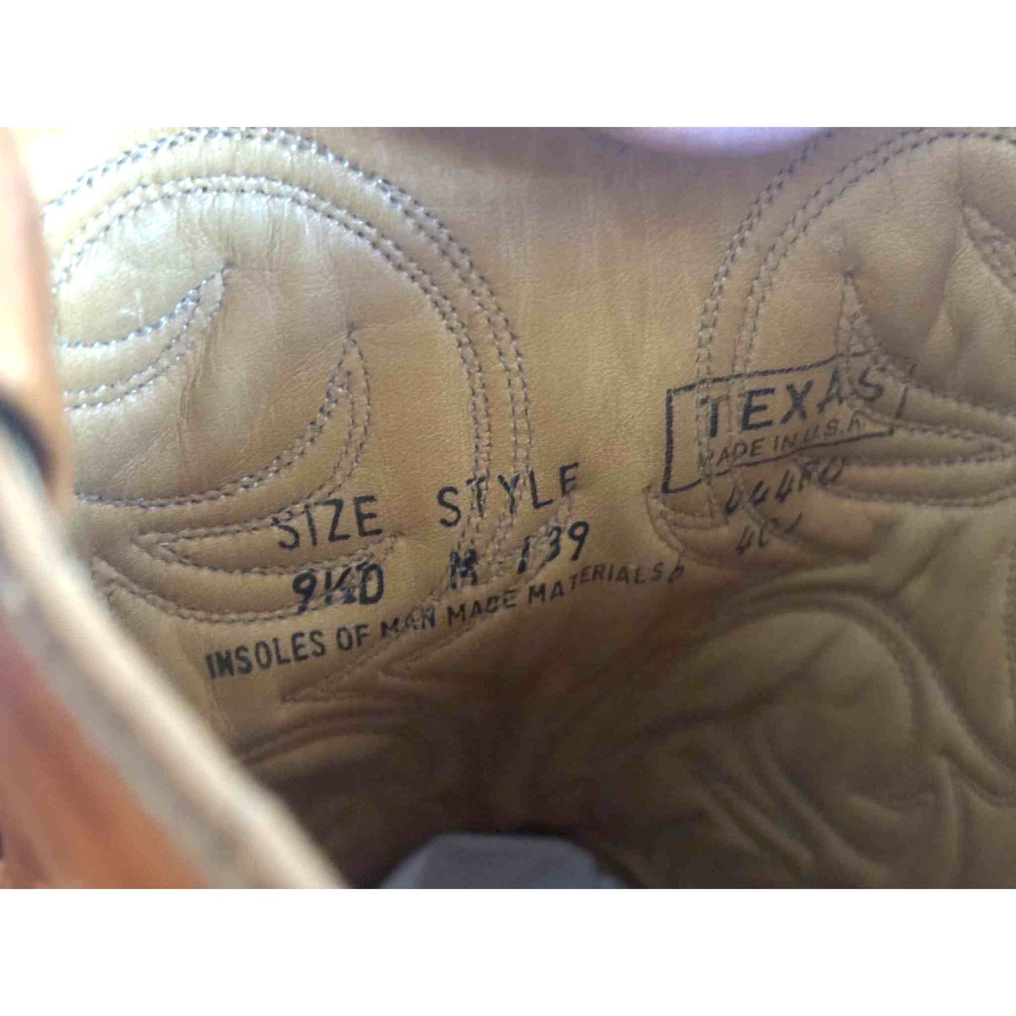 ONLY ONE PAIR!!! Vintage Texas Cowboy Boots Men’s 9.5D - Made in USA