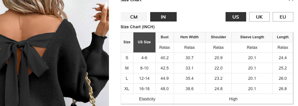 Chic Drop Shoulder Sweater with Knot Back Detail