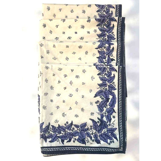 ONLY ONE SET!!! Vintage Williams Sonoma Set 4 French Cotton Napkins