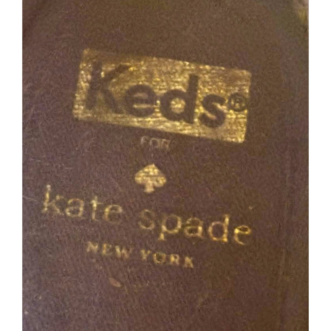 Keds Kate Spade Blue Glitter Sneakers Shoes 8.5 M