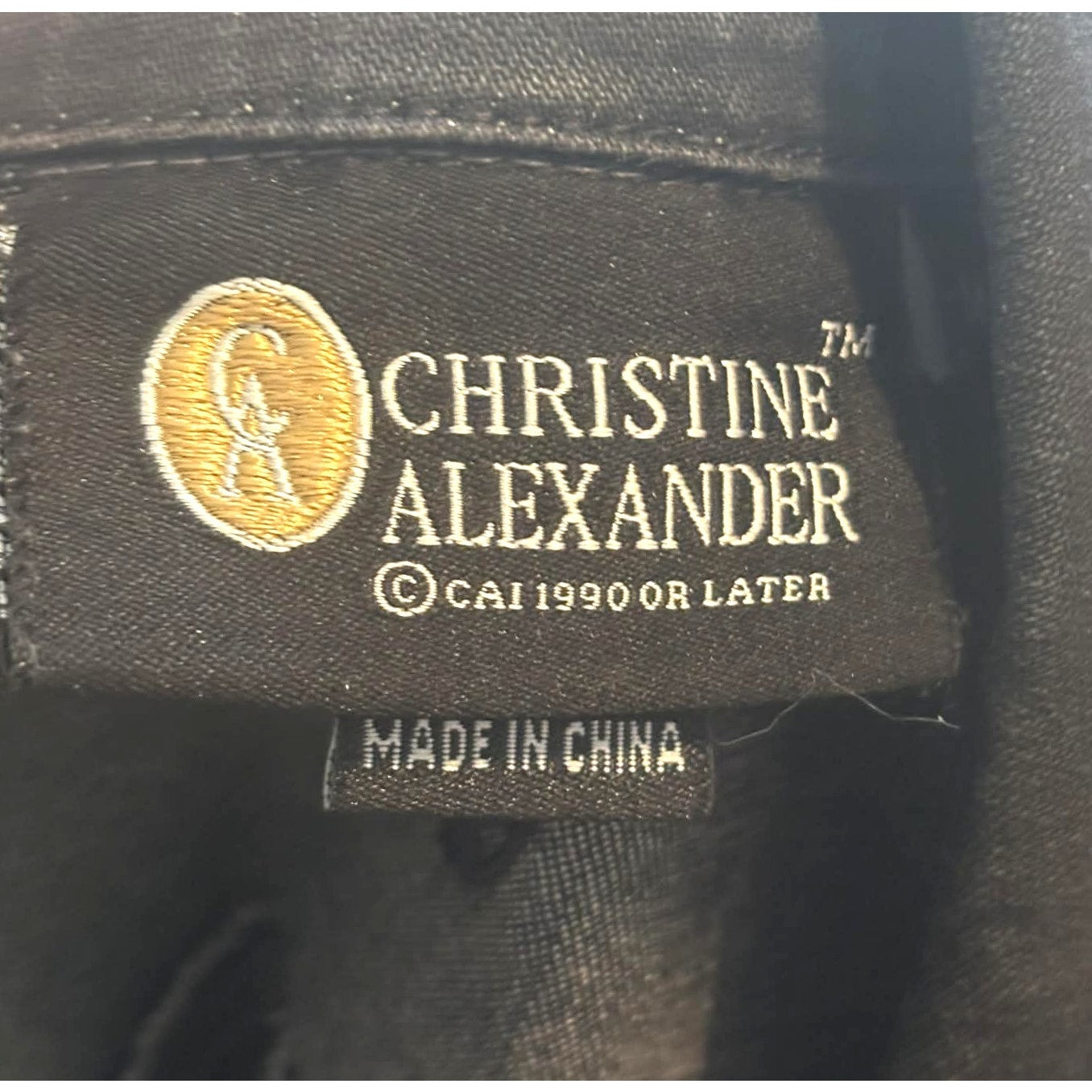 Christine Alexander Black Denim Jacket w/Bling M