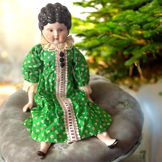 Vintage China Head Doll w/China Arms & Legs