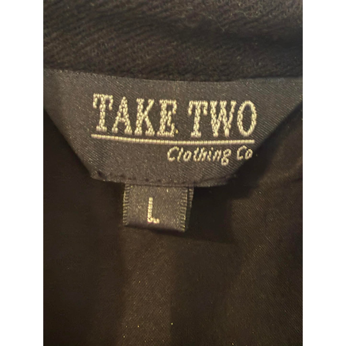 Take Two Embroidered Floral Duster Jacket ~ Size L