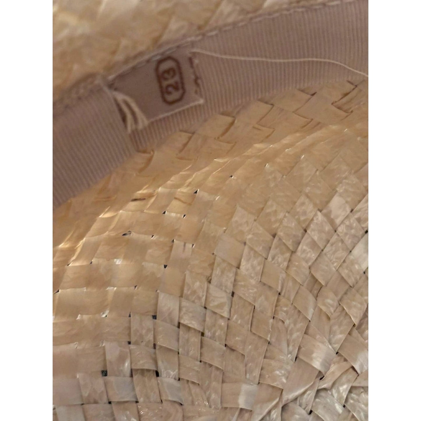 Vintage Mid Century Straw Cloche Hat