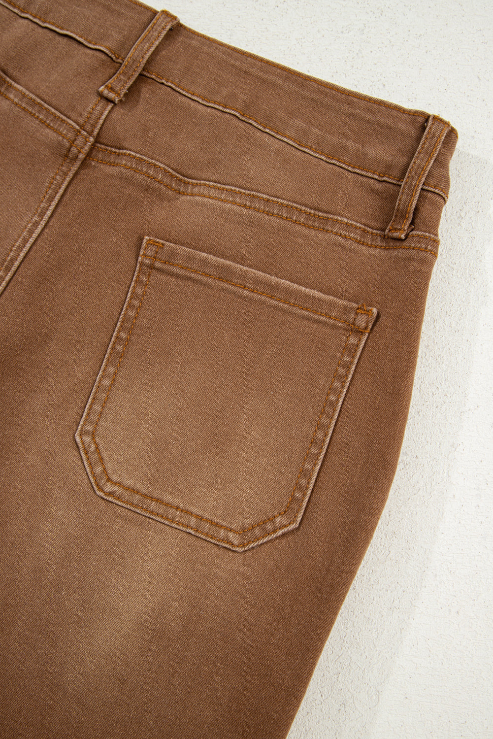 Breen Cropped High-Rise Wide Leg Jeans – Vintage Inspired Stretch Denim
