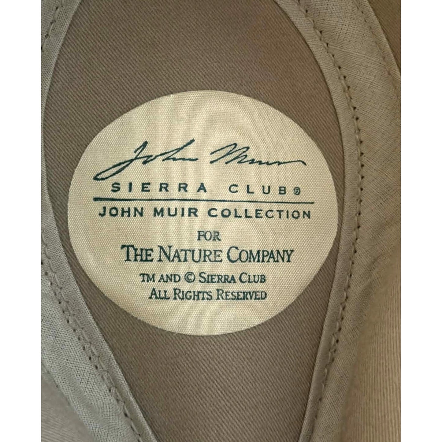 Vintage Sierra Club John Muir Collection Safari Hat