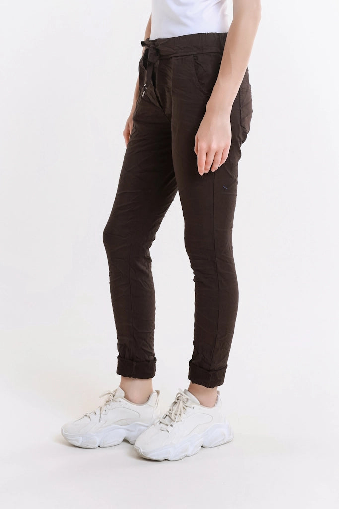 Haley Stretch Tie-Waist Pant – Italian-Made One-Size Wonder