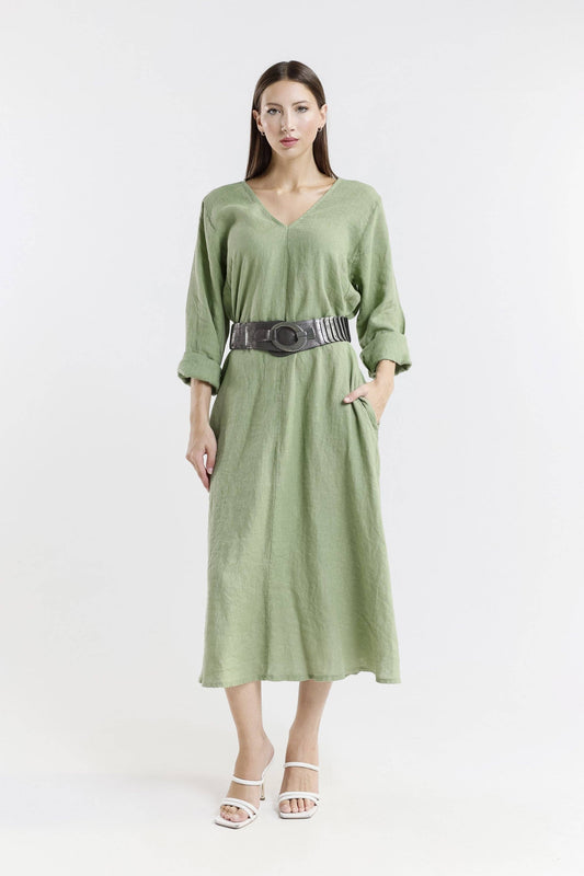 Nikolina Stretch Belt with Silver Buckle – Effortless Chic