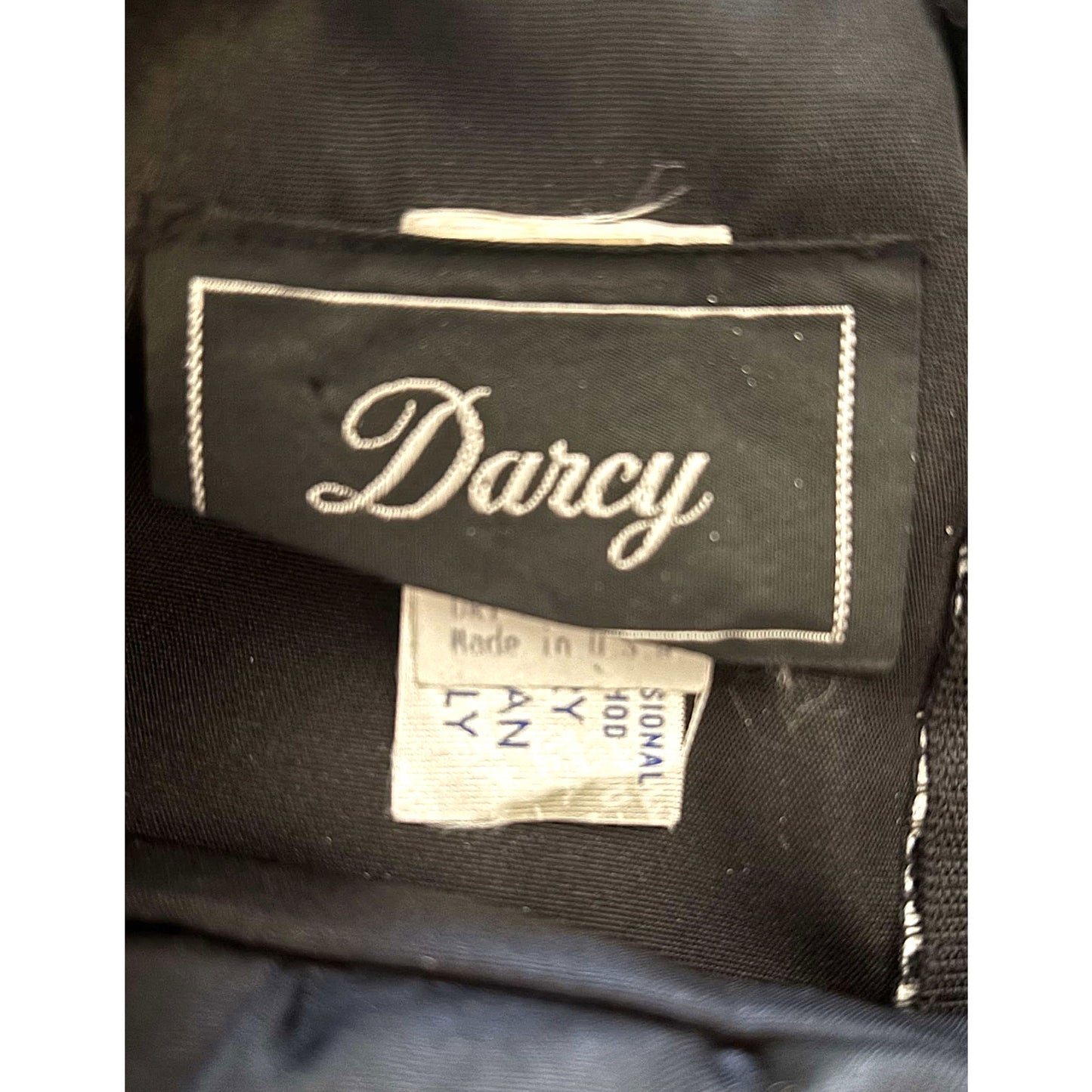 ONLY ONE!!! Vintage 1980s DARCY Black & White Strapless Party Dress 3/4