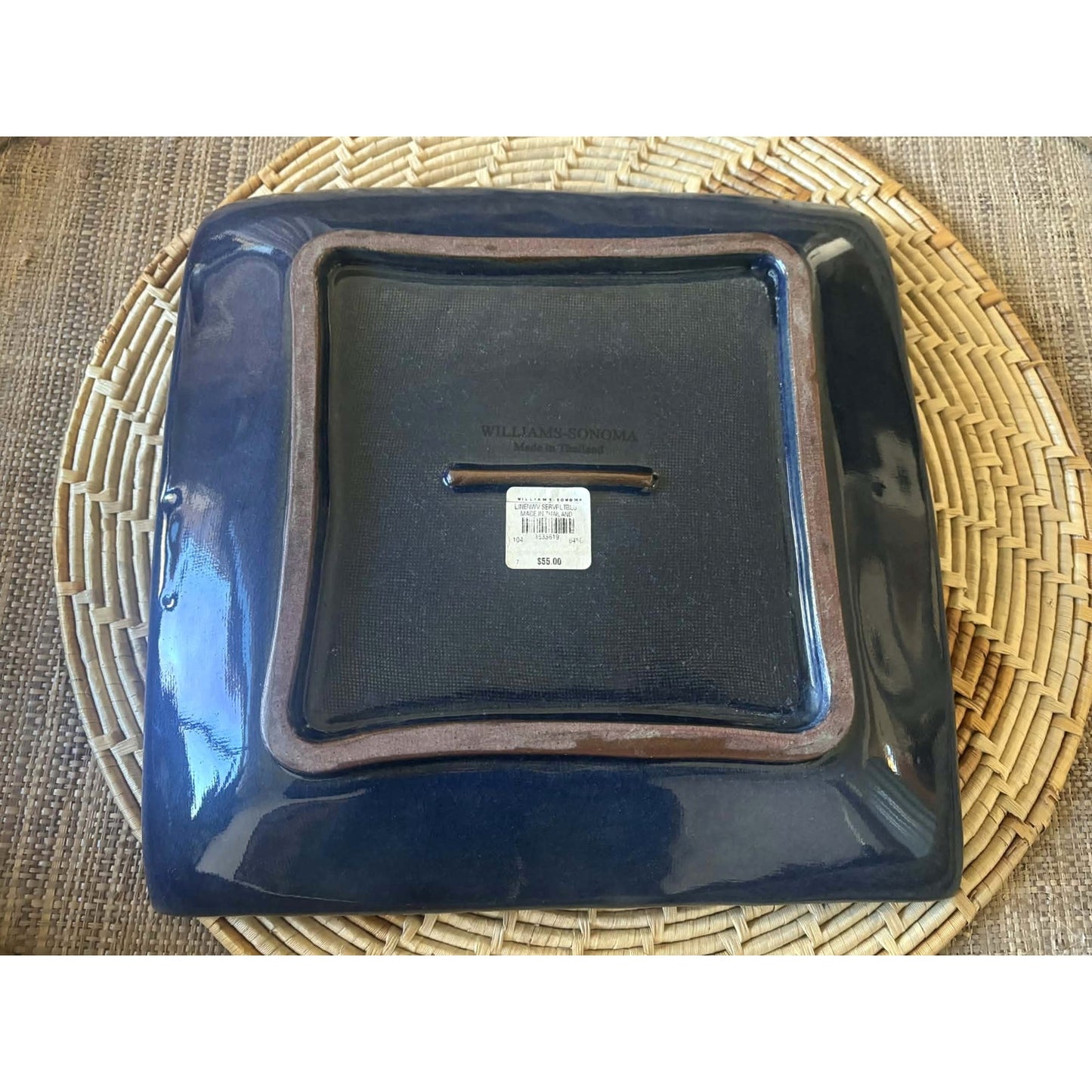 Williams Sonoma Navy Square Serving Platter – New with Tag