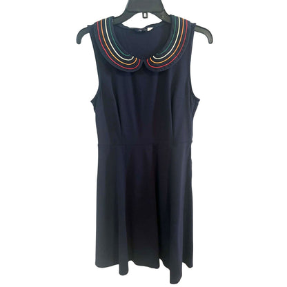 ModCloth Retro-Inspired Navy Fit & Flare Dress – Size M