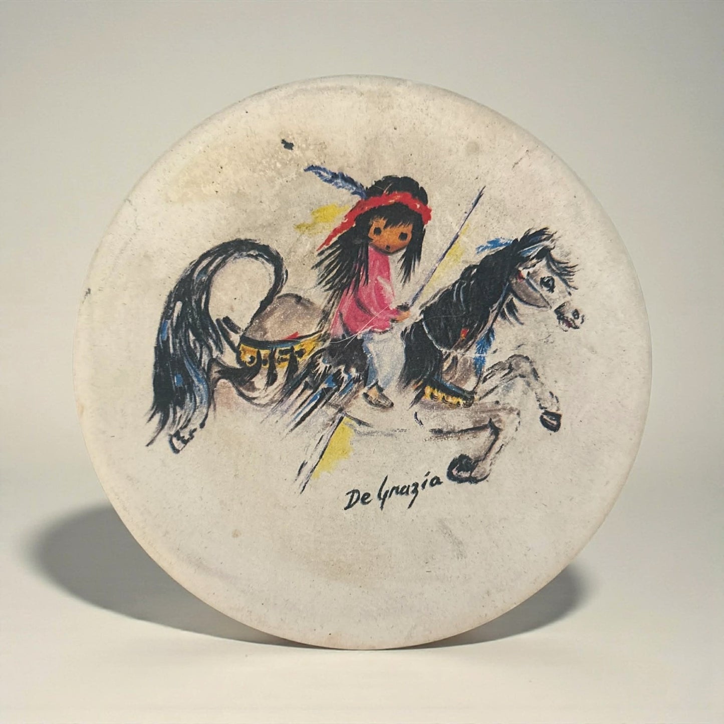 DeGrazia Native American Stone Coasters – Set of 4