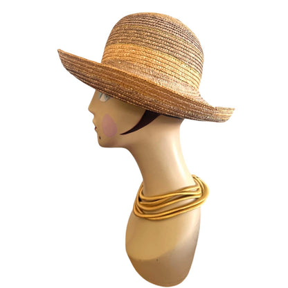 Vintage Scala Firenze Italy Straw Sun Hat
