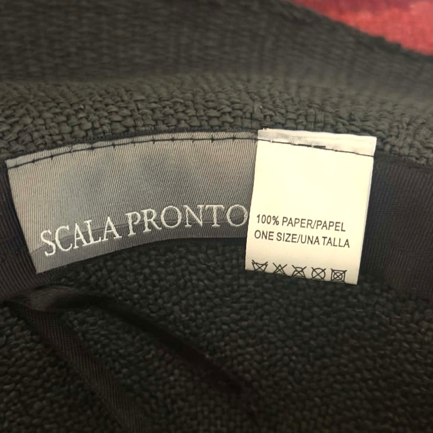 Scala Pronto Black Wide Brim Resort Sun Hat With Oversized Bow Detail