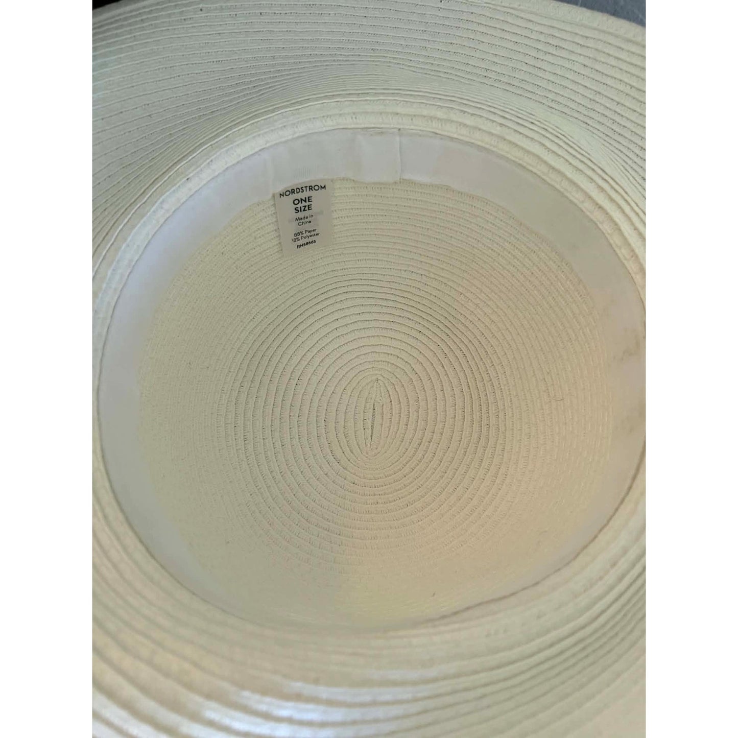 Nordstrom White Wide Brim Resort Sun Hat With Floppy Coastal Silhouette