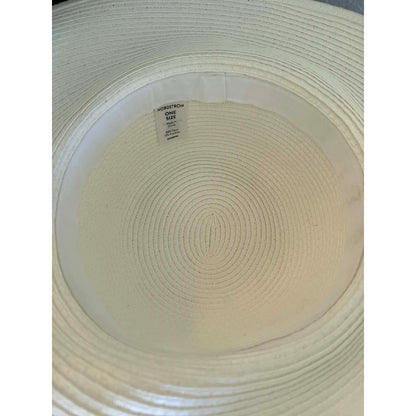 Nordstrom White Wide Brim Resort Sun Hat With Floppy Coastal Silhouette