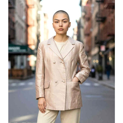 ONLY ONE!!! Vintage 1960s Raw Silk Jacket & Shell Top Set ~ Size L