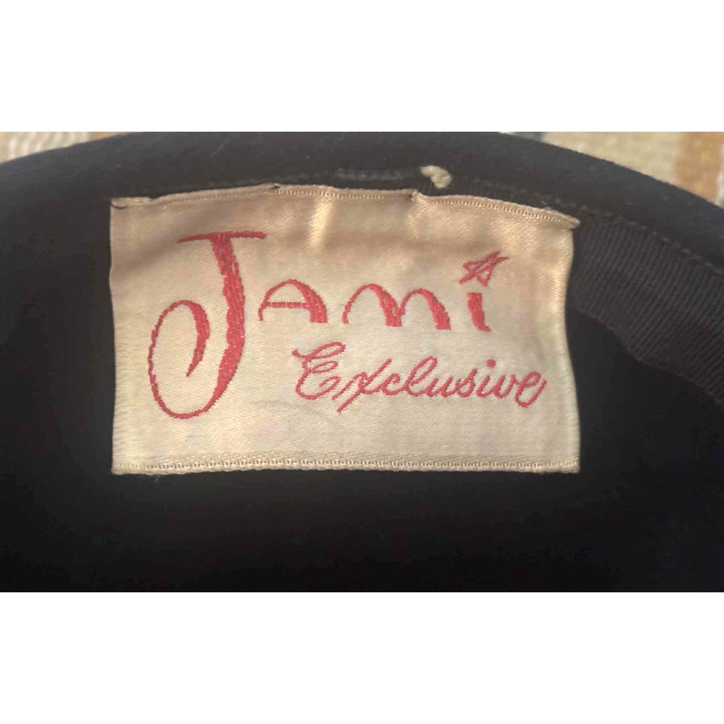 ONLY ONE!!! Vintage 1950s Navy Beaded Cocktail Half Hat – Jami Exclusive