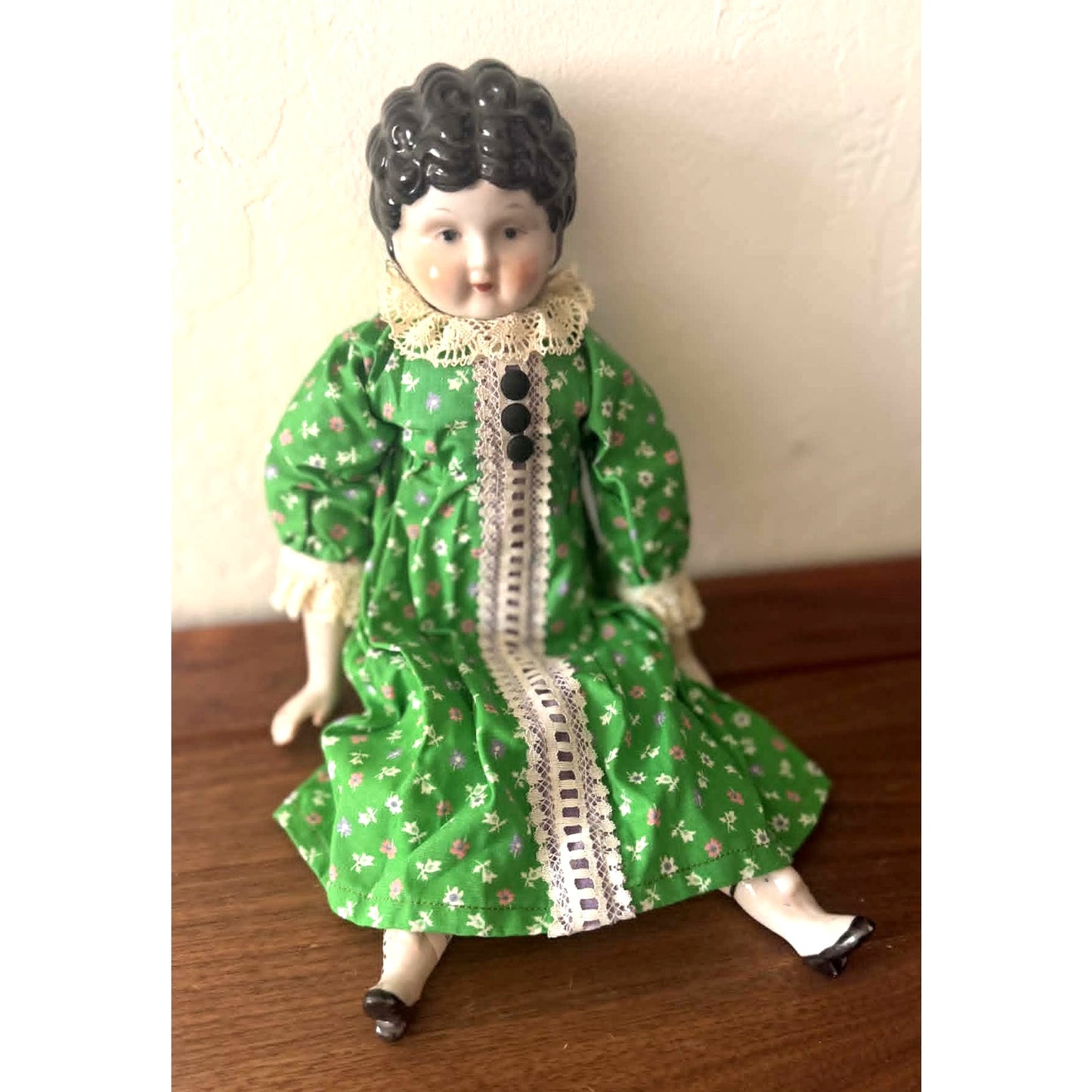Vintage China Head Doll w/China Arms & Legs