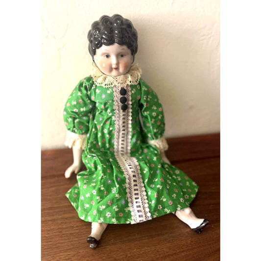 Vintage China Head Doll w/China Arms & Legs