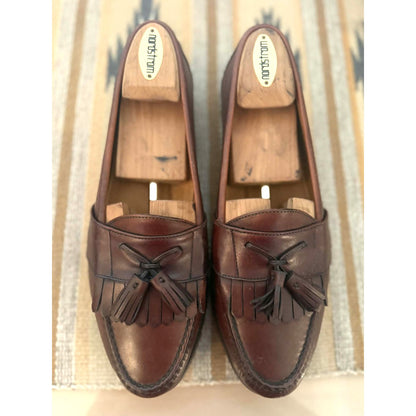 Vintage Men's Cole Haan Brown Leather Tassel Loafers ~ Size 10.5 D