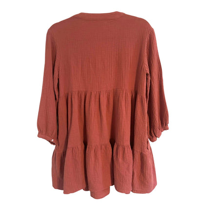 Madewell Soft Cotton Gauze Dress – Relaxed Babydoll Fit | Size 4