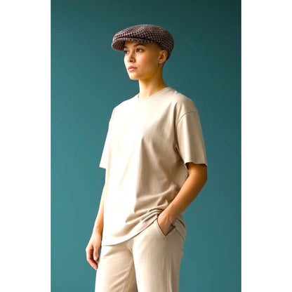 Vintage Connemara Irish Wool Newsboy Flat Cap Made in Ireland
