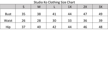 Adjustable Side Shirring Cropped Top – Recycled Cotton, Made in USA