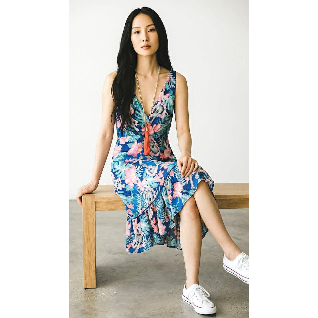 Tommy Bahama Tropical Floral Dress M