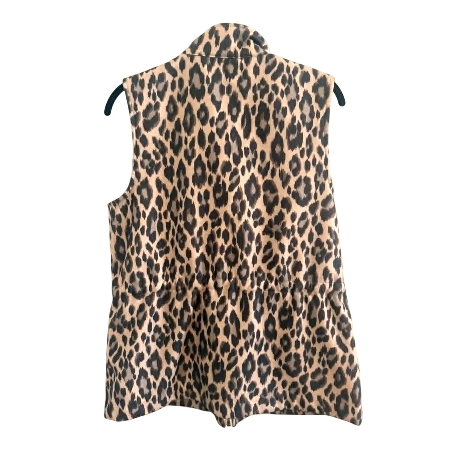 Chico's Leopard Print Vest Size 1 M