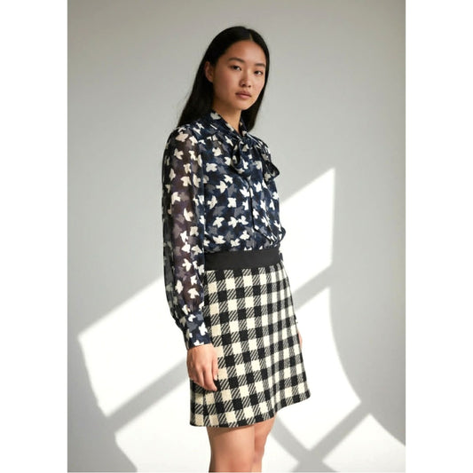 New Milly NY Silk Wool Dress Size 4