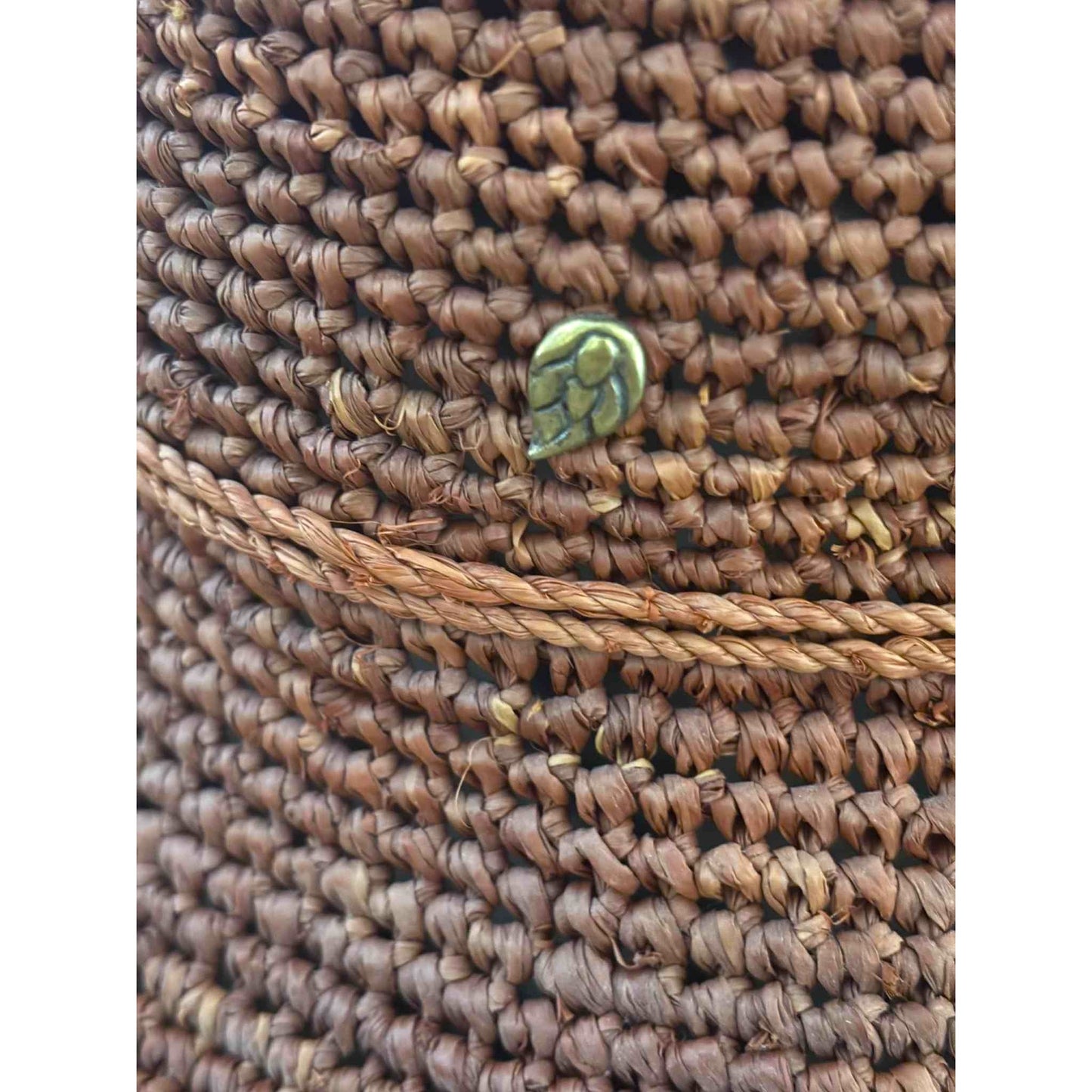 ONLY ONE!!! Helen Kaminski 100% Raffia Sun Hat in Burnt Orange ~ Handmade in Madagascar