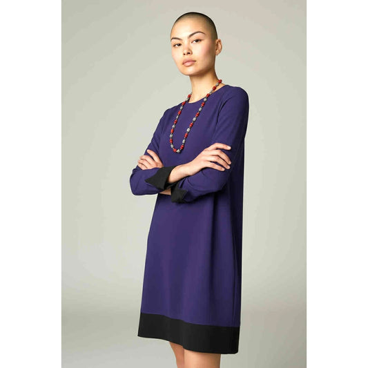 ONLY ONE!!! Vintage J. Mendel Paris Silk Faille Cocktail Dress – Couture Elegance in Violet