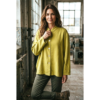 Vintage Chico's Silk Blend Jacket Top Size 3 XL
