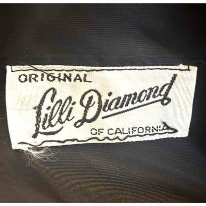 ONLY ONE!!! 1960s Lilli Diamond Black Crepe Fringe Party Dress – Vintage