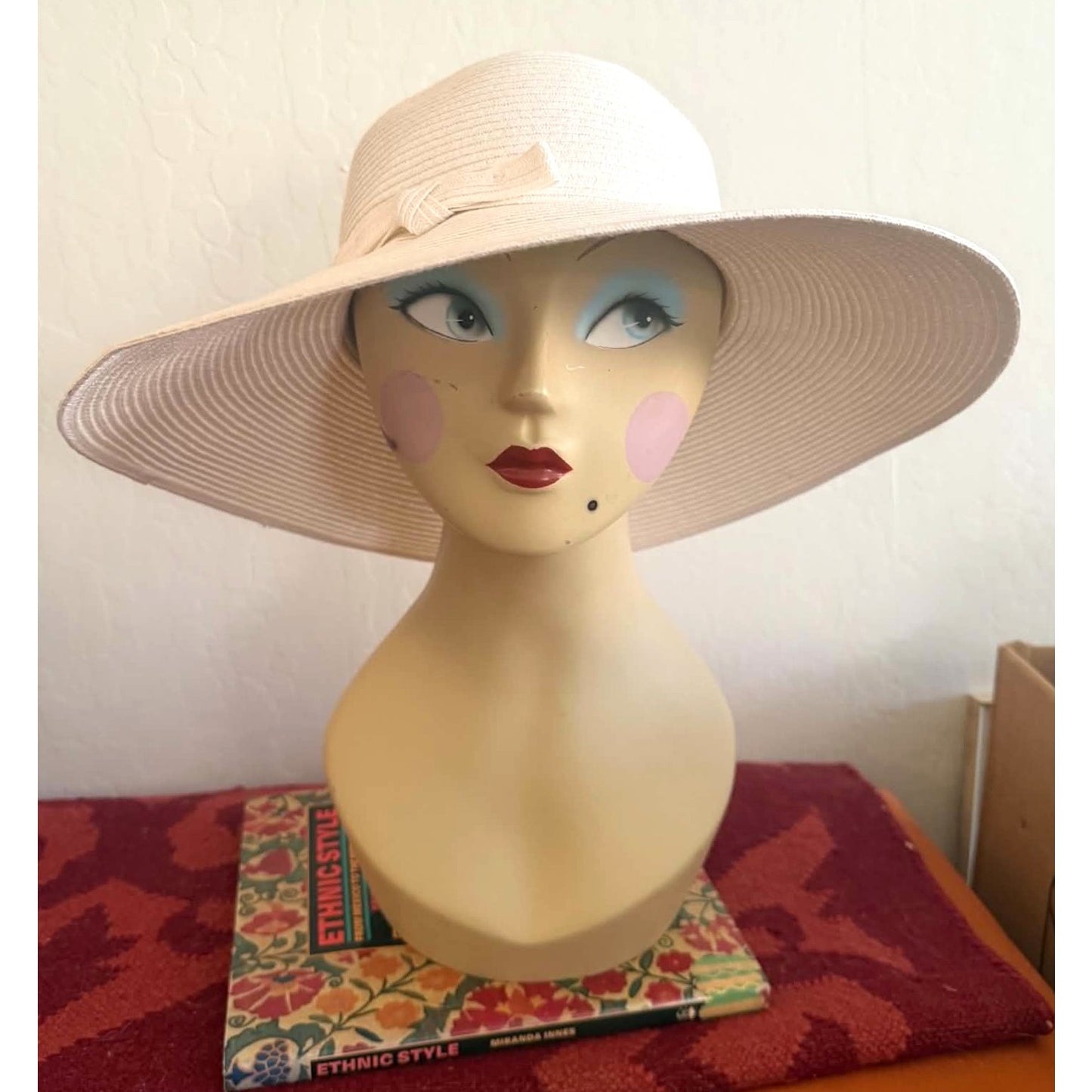 Nordstrom White Wide Brim Resort Sun Hat With Floppy Coastal Silhouette