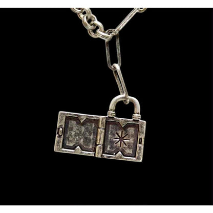 cabi Lock Locket Pendant Necklace | Long | Curated Classic