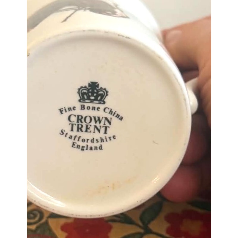 Crown Trent Vintage Fine Bone China Equestrian Horse Mug England