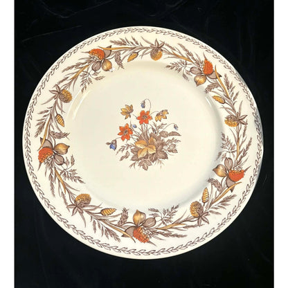 Vintage Johnson Brothers Old English Clover 10” Dinner Plate
