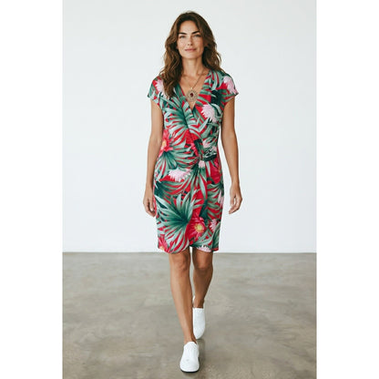Tommy Bahama Tropical Wrap Dress Size L