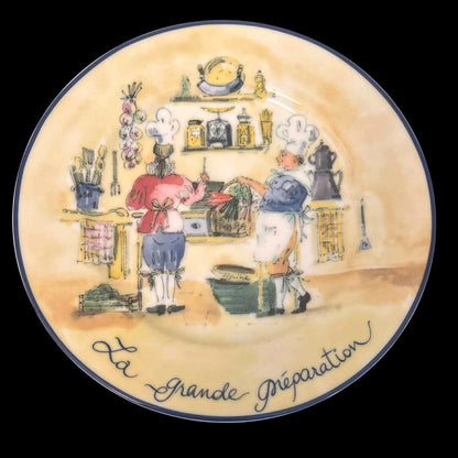 ONLY ONE SET!!! Vintage Set 6 Williams-Sonoma L’Art de la Grande Cuisine Salad Plates