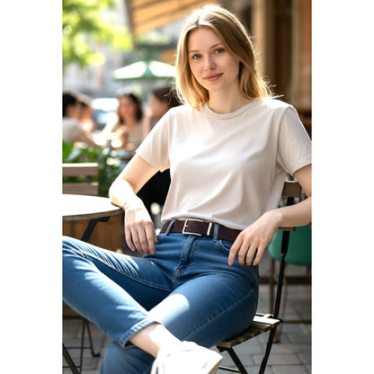 Vintage Ralph Lauren Plum Suede Belt | Made in Italy